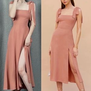 Reformation Twilight Dress - Praline
